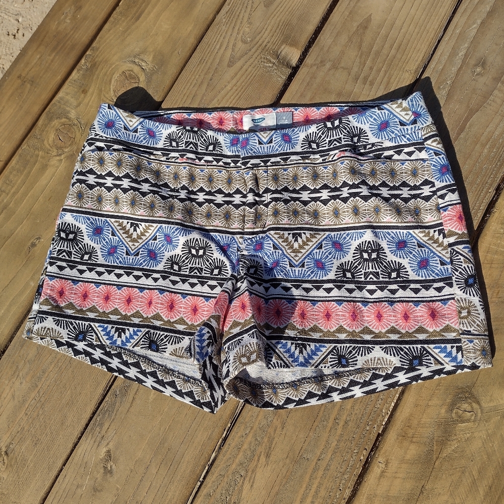 Old Navy Chino Print Shorts